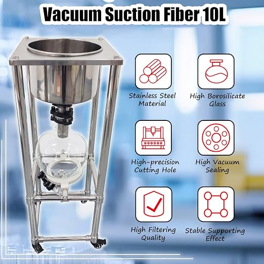 INTSUPERMAI 10L Buchner Funnel Filtering Kit, - Image 4