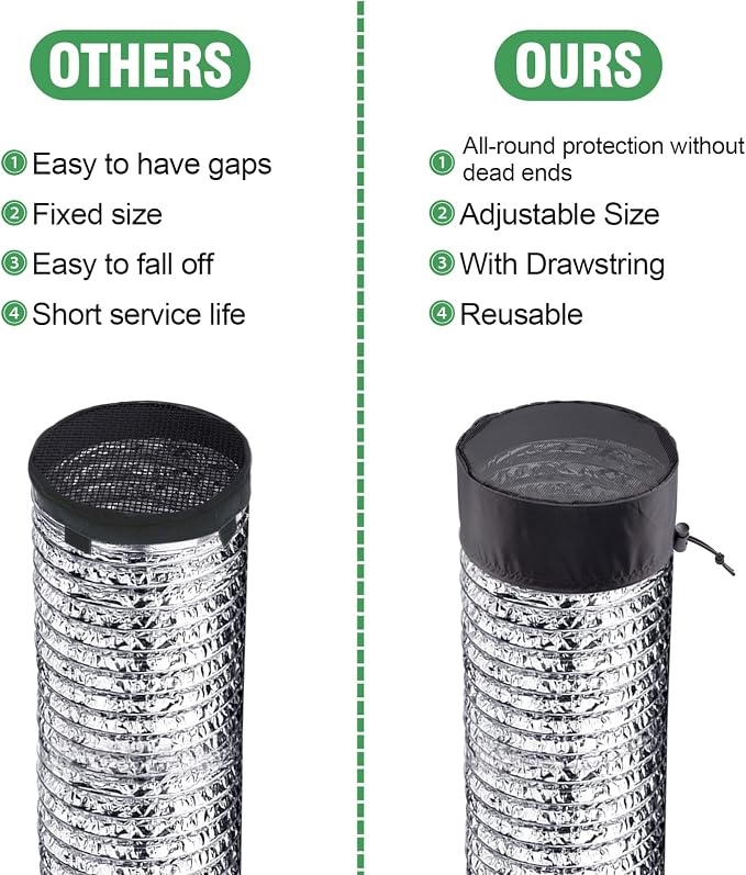 2 Pcs Grow Tents Vent Cover - Image 5