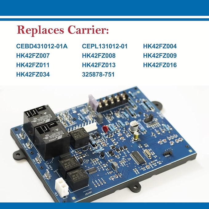 Furnace Control Board Fits Carrier HK42FZ004, HK42FZ034 Series Furnace Control - Image 2
