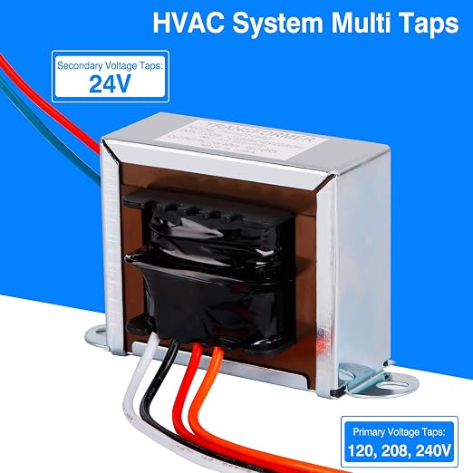 24V 40VA Control Transformer, Primary 120/208/240V, Secondary 24V Isolation - Image 4