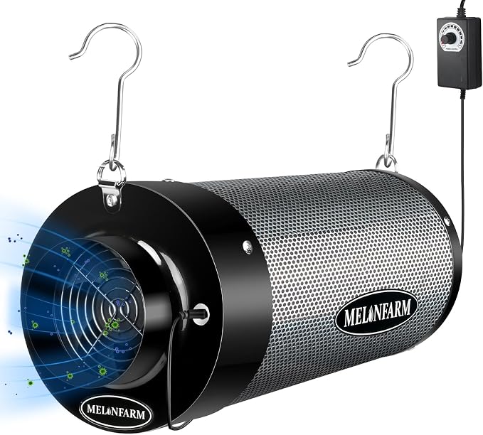 MELONFARM 6 inch Air Carbon Filter Smelliness Control by MELONFARM