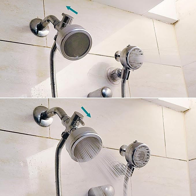 Pet Shower Set with 8.2ft Hose & Flow Control Valve for Bathroom Shower Arm