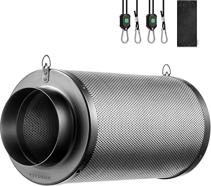 VIVOSUN 4 Inch Air Carbon Filter Smelliness Control by VIVOSUN