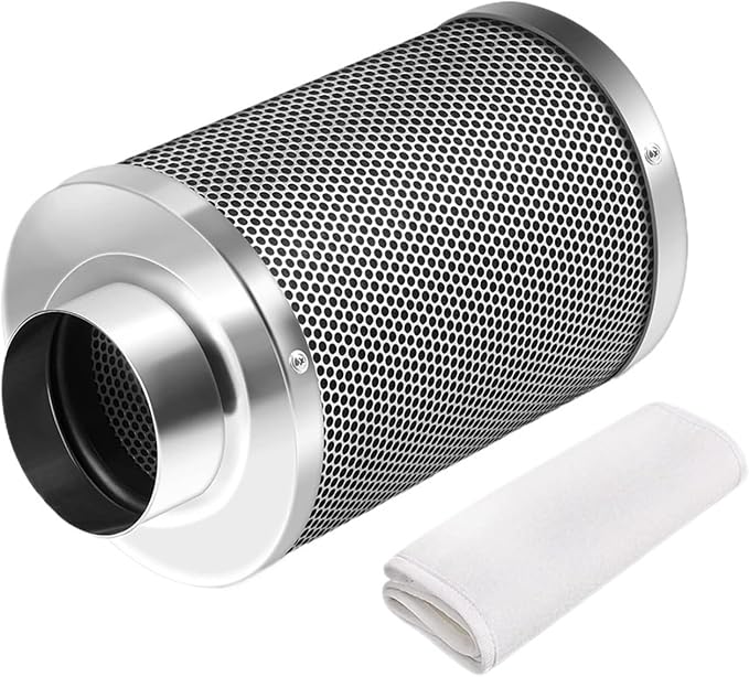 Air Carbon Filter Odor Control, Reversible Flange, Pre-Filter Included by Unknown