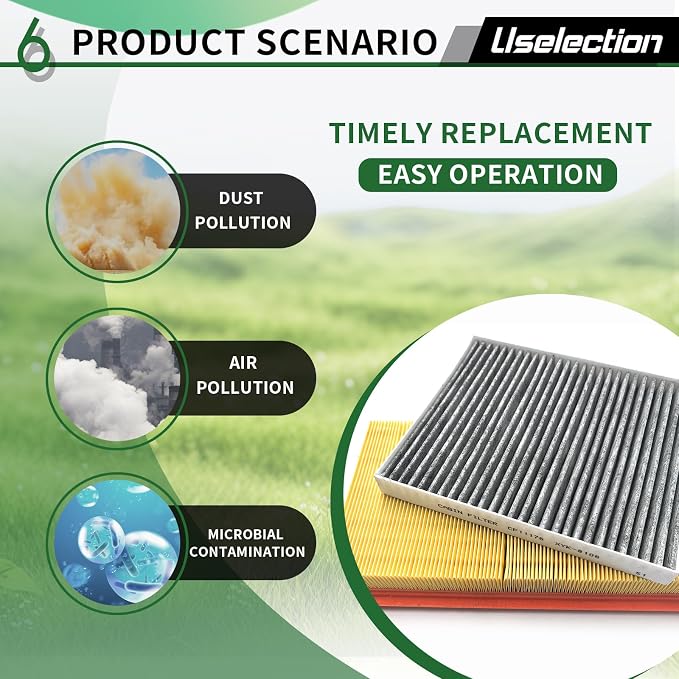 Cabin Engine Air Filter W/Activated Carbon Kit - Image 7