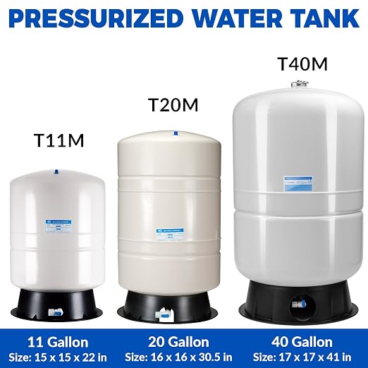 iSpring 40 Gallon RO Tank, Pre-Pressurized Water Storage Tank - Image 5