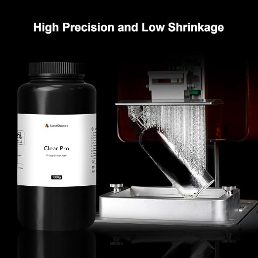 Clear Pro 3D Printer Resin, Glass-Like Ultra High Transparency, Non-Yellowing & - Image 6