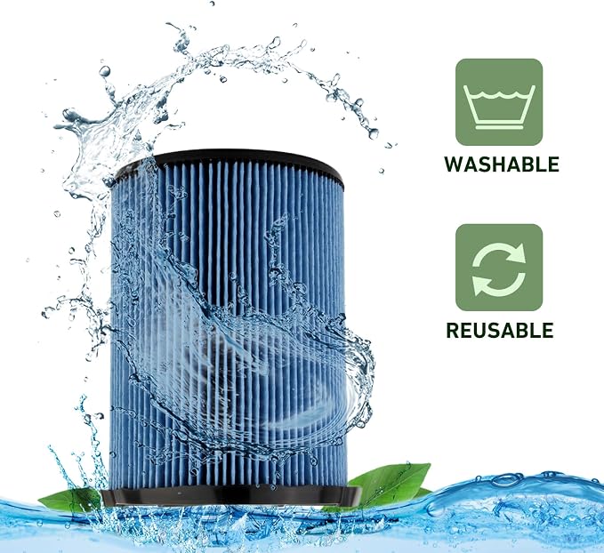 2 Pack VF5000 Wet/Dry Cartridge Replacement Filter - Image 5