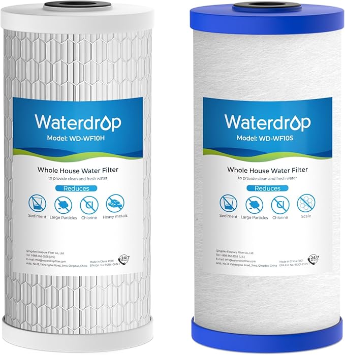 Waterdrop WF10SH Whole House Water Filter, Compatible by Waterdrop