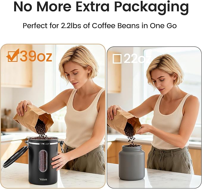 Veken Large Coffee Canister - Image 3