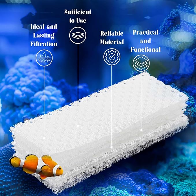 Maxcheck 10 Pcs Biological Filter Screens Bio-Screen Pad Filter Pad - Image 4