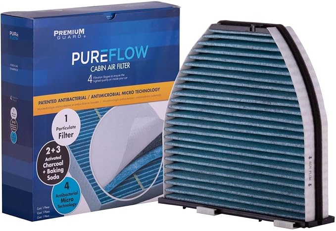 PUREFLOW PC5844X Cabin Air Filter | Fits 2010-2016 Mercedes-Benz E350 3.5L; - Image 3