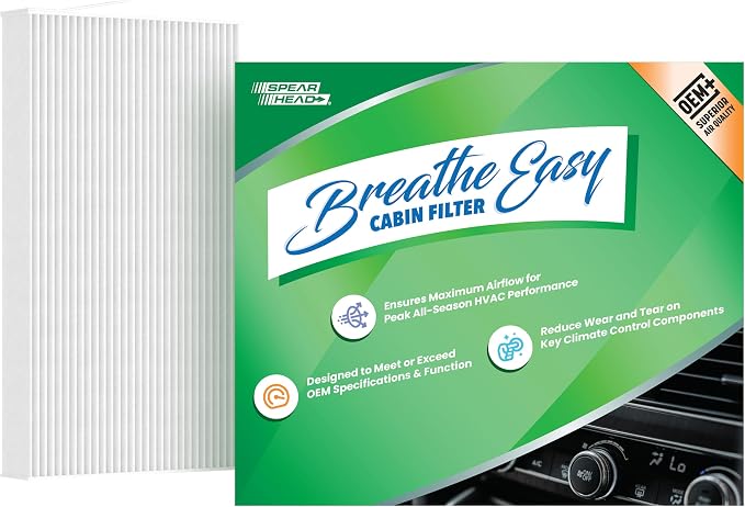 Spearhead OEM+ Particulate Breathe Easy Cabin Filter | Fits 09-14 Cube by SPEARHEAD