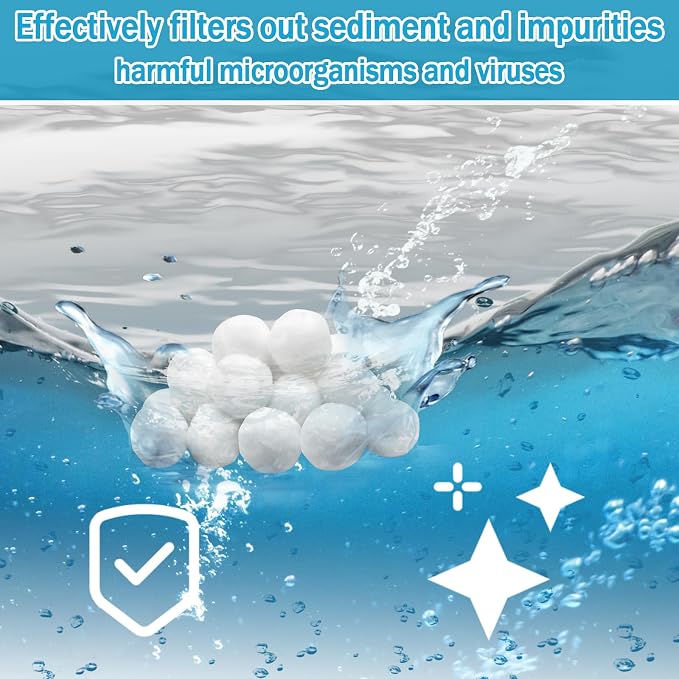 ZeeDix 3.2 lbs Pool Filter Balls - Image 4