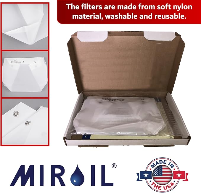 MirOil RB6PS EZ Flow Deep Fryer Oil Filter Bag – Reusable Grease Strainer to - Image 4