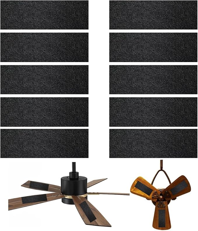 10 Pack Ceiling Fan Filters for Blades by Grafken