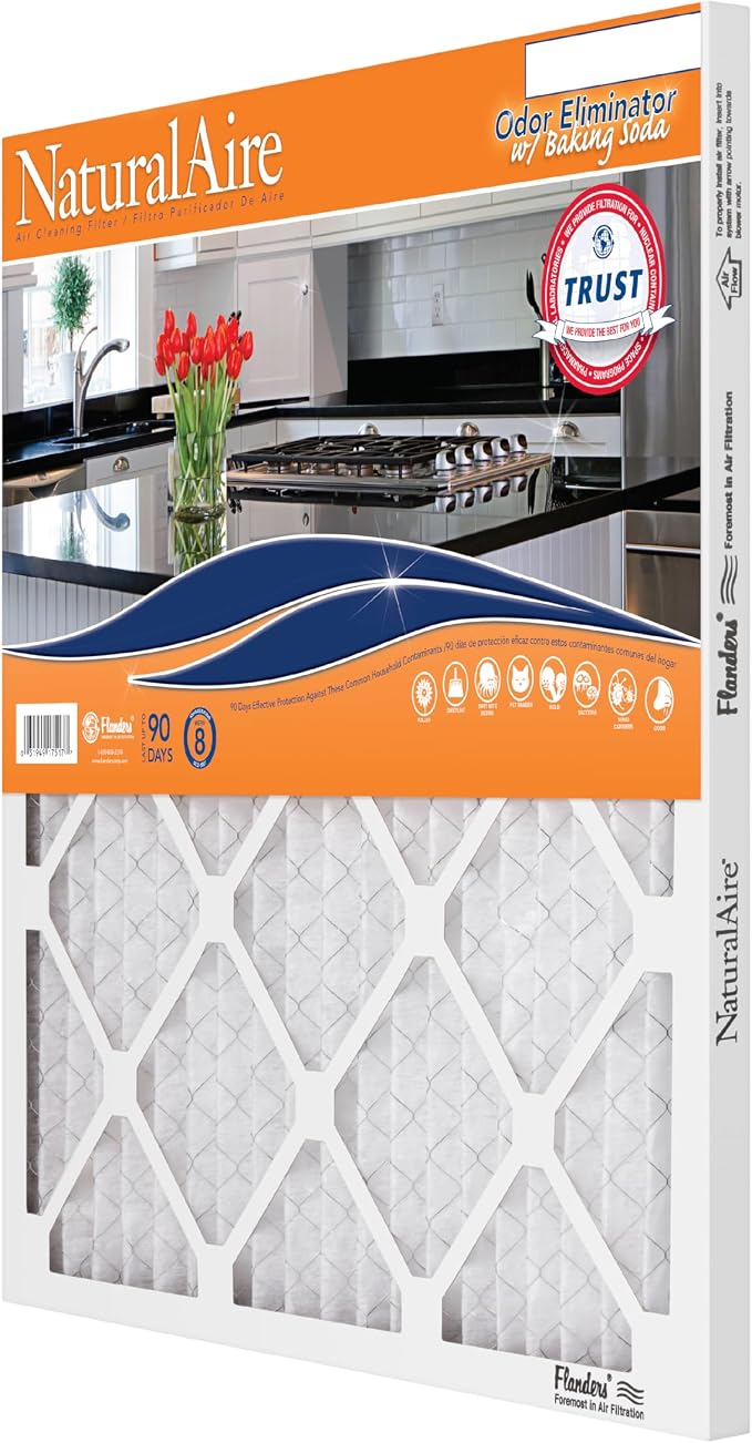 NaturalAire 20x20x1 Pleated Air Filter - Image 2
