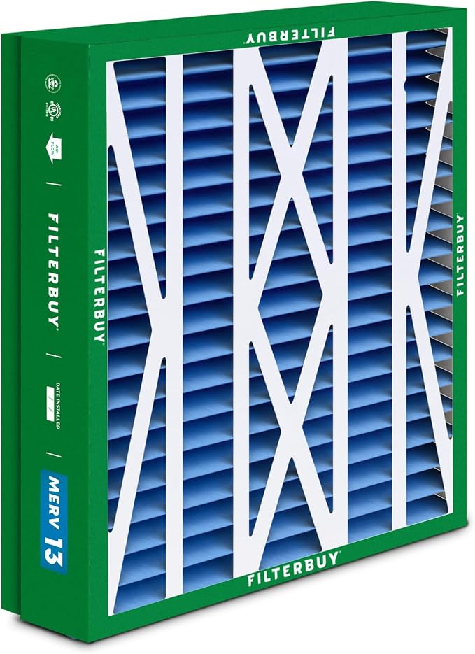 Filterbuy 21x21.5x5 Air Filter MERV 13 Optimal Smoke & Allergy Defense - Image 8