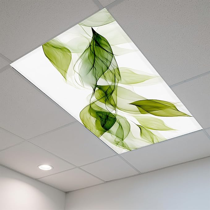 2 Pack Fluorescent Light Covers- 4 x 2 Feet Magnetic Ceiling Light Cover Room - Image 3