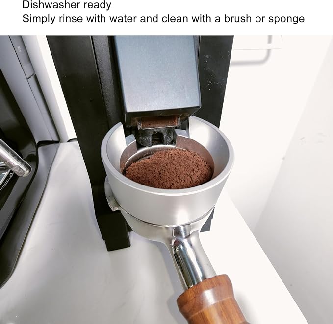 58mm Espresso Dosing Funnel, Lightweight Aluminum Portable Filter Funnel - Image 3
