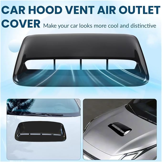 Car Universal Hood Vent Air Outlet Cover Compatible - Image 7