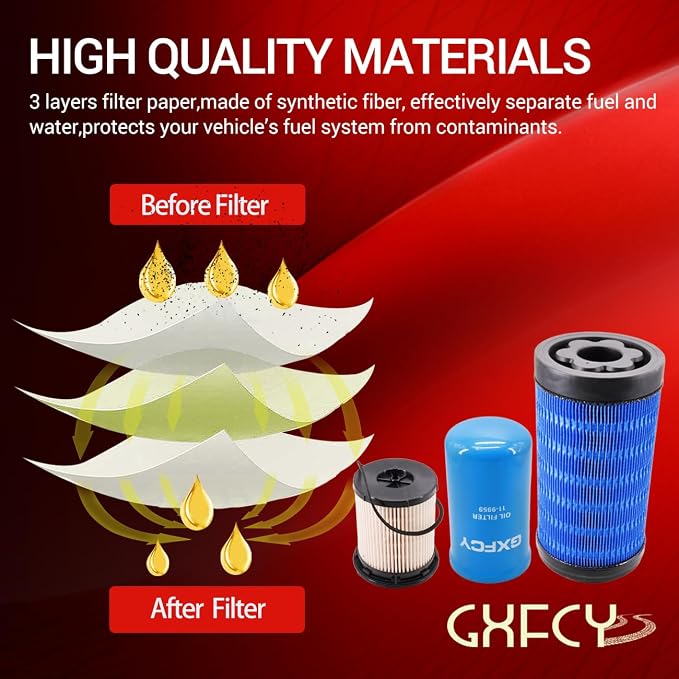 11-9955 Air Filter 11-9959 Oil Filter 11-9965 Fuel Filter Compatible - Image 3