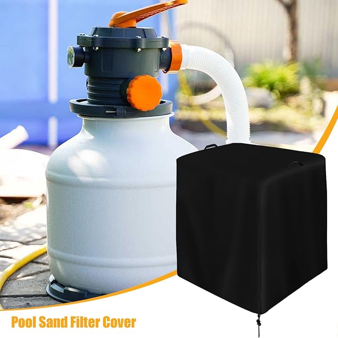 COVER - Sand Filter Pump Cover, Ground Mounted Heavy Duty Fabric Pool Pump - Image 3