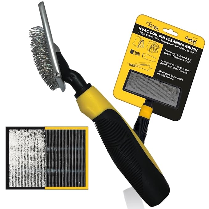 Coil Cleaning Fin Brush for AC Evaporator and Condenser Coils – HVAC Coil by Xcel
