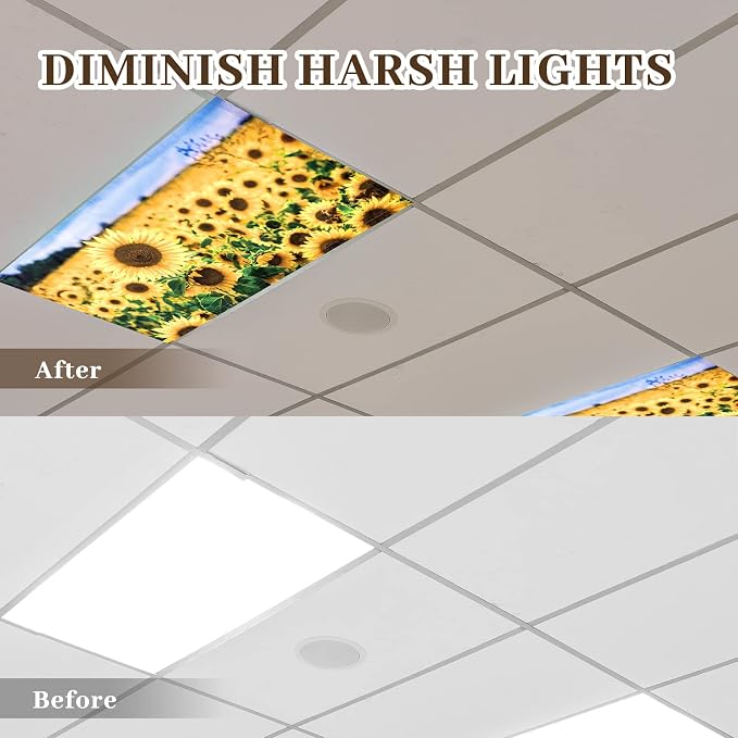 Patelai 4 x 2 Feet Fabric Fluorescent Light Cover - Image 3