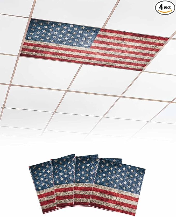 4PCS Fluorescent Light Covers by Smile+Sunflower