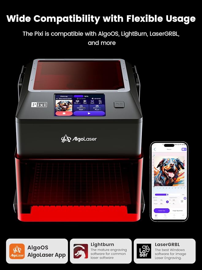 AlgoLaser 10W Portable Laser Engraver Machine: Smart Laser Engraver/Cutter - Image 5