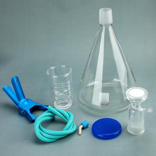 stonylab Glass Filtration Apparatus, Borosilicate Glass Vacuum Filtration - Image 4