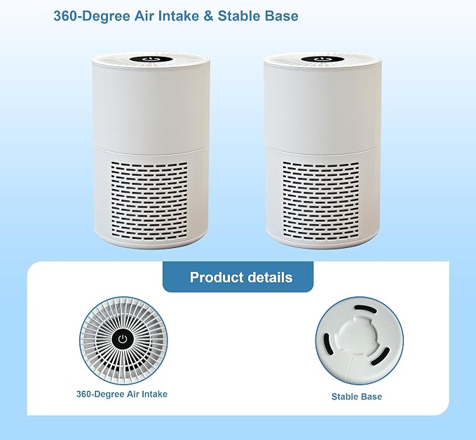 Small Desk Purifier 3-in-1 Filters Personal Air Purifier - Image 4