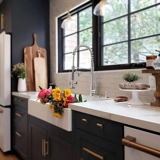 Fapully Commercial Pull Down Kitchen Sink Faucet - Image 5