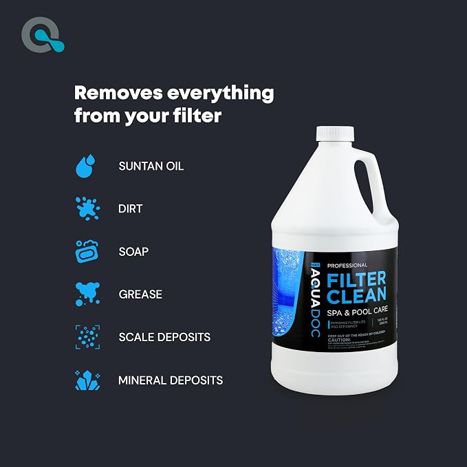 Hot Tub Filter Cleaner Soak, Pool Filter Cleaner & Pool Cartridge Cleaner - Image 8