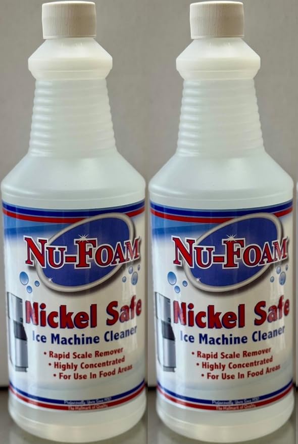 Nu-Foam Ice Machine Cleaner and Descaler, 32 fl oz, Nickel Safe, Compatible by Nu-Foam