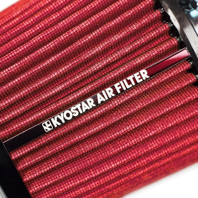 Universal 3" 76mm High-Flow Air Filter, Reusable Cone Cold Air Intake, High - Image 5