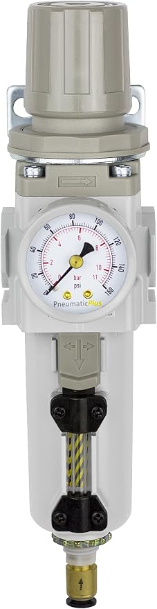PneumaticPlus SAW300-N03BDG-MEP Compressed Air Filter Regulator Piggyback Combo - Image 2