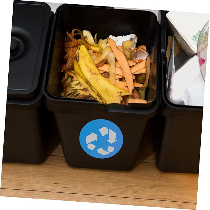 NUOBESTY 12pcs Adhesive Waste Sorting Stickers - Image 7