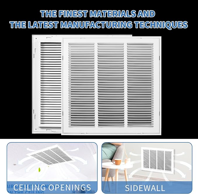 18 x18 Vent Cover, Return Air Vent Cover - Image 4
