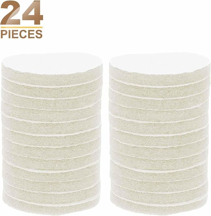 HARFINGTON 24pcs Scrubber Scouring Pads 450 Grits 4 Inch Drill Power Brush Hoop - Image 3