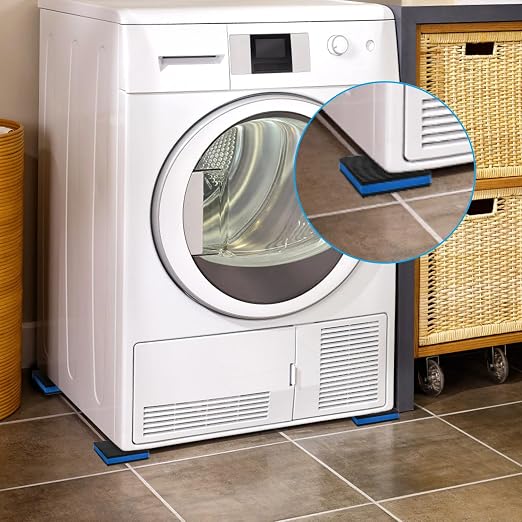 ZAVOOS Anti Vibration Pads for Washing Machine, 8 Pack, Square Mechanical - Image 6