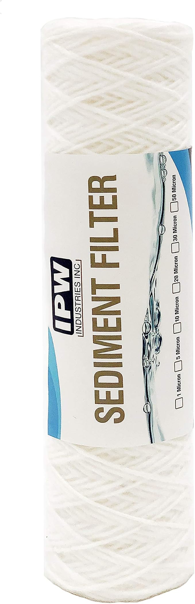IPW Industries Inc. 50 Micron String Wound Water Filter - Image 2