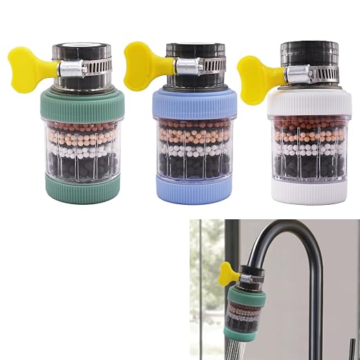 3 Pack Faucet Mount Filters, Faucet Water Filter by LiXiongBao