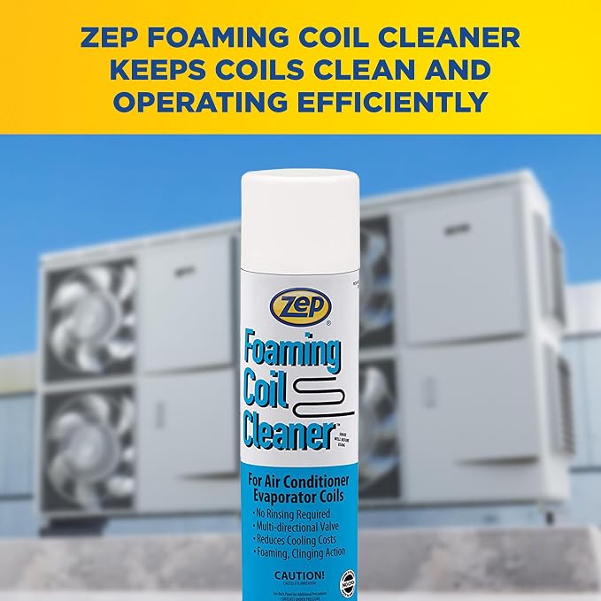 Zep Foaming Coil Cleaner - 20 oz - 20201 - Professional Strength Quickly Cleans - Image 5