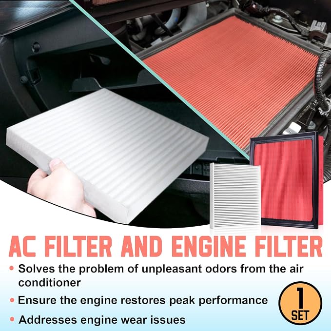 Engine Cabin Air Filter Kit Compatible - Image 2