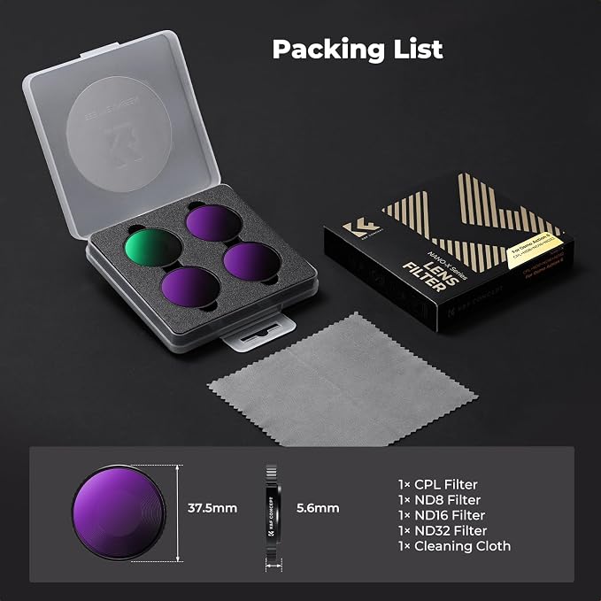 K&F CONCEPT ND Filter Kit Compatible - Image 7