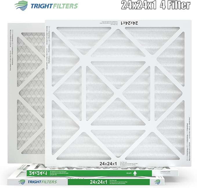 24x24x1 Air Filter 4 Pack, MERV 8 Pleated Dust Defense Air Filters Replacement - Image 9