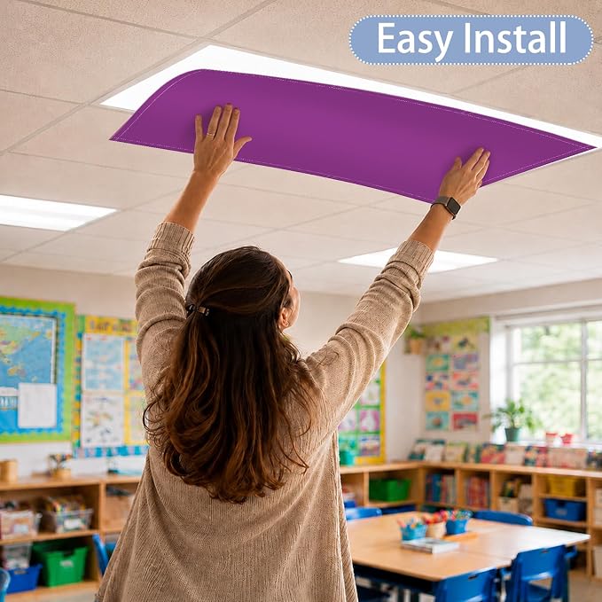 8pcs Magnetic Fluorescent Light Covers - Image 4