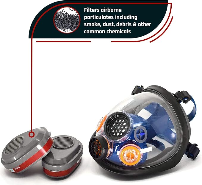 Parcil Distribution Full Face Respirator Mask - Image 6